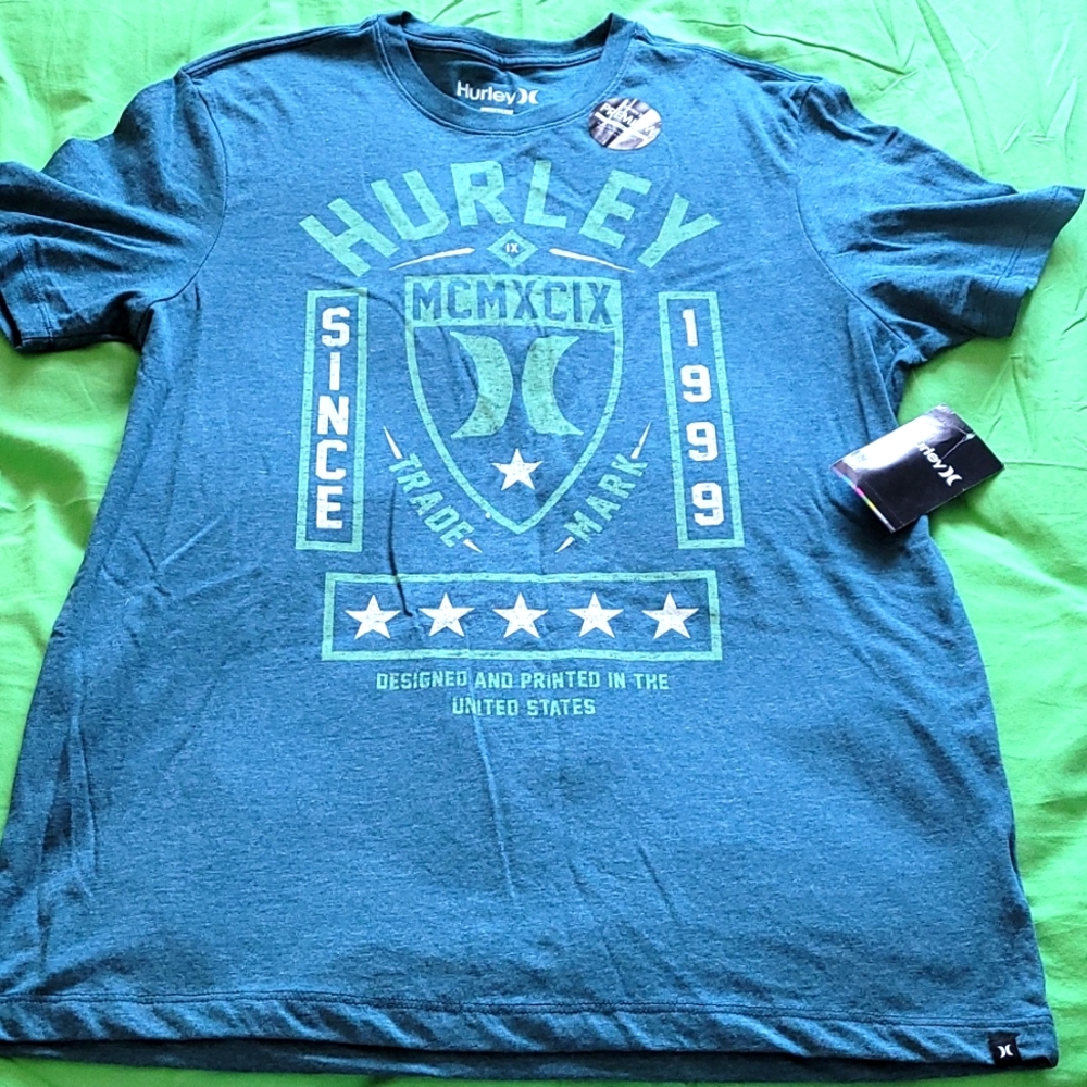 New Hurley Mens Premium Tee.  US Mens Large